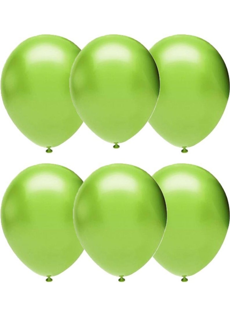 Gemar Metallic Balloon Imported 100 Pcs Light Green 