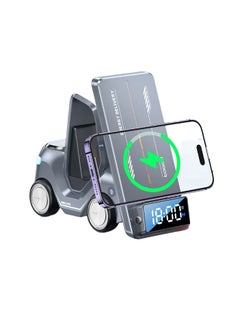 toocki Wireless Charging Station, 5 In 1 Wireless Charger Phone Stand, Multifunctional Car Shape Charging Station, Fast Charging Magnetic Dock Station For Watches Earphones Mobile Phone  - Image 1
