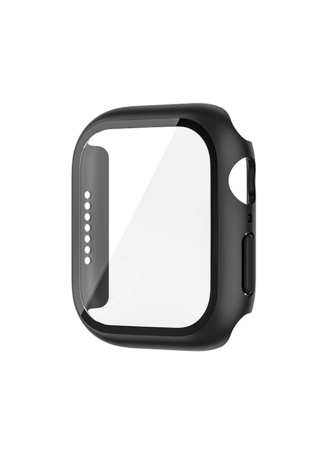 مناسب لحالة آبل ووتش S9 / S8، فيلم زجاج مقوى، غلاف PC غير لامع، غلاف iWatch S8، فيلم واقي متكامل - Image 5