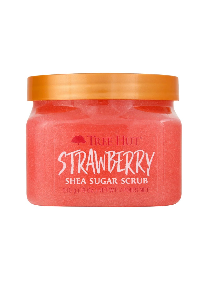 Tree Hut سكر مقشر بالفراولة وزبدة الشيا 510غ/18أونصة - Image 1