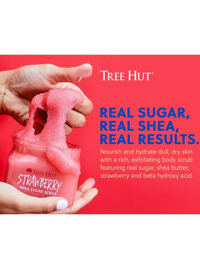 Tree Hut سكر مقشر بالفراولة وزبدة الشيا 510غ/18أونصة - Image 3