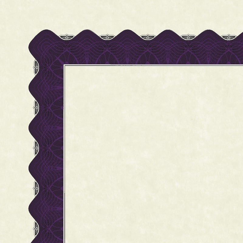Great Papers! Metallic Purple Border Certificate, 8.5"x11", 100 Count (961021) - Image 2