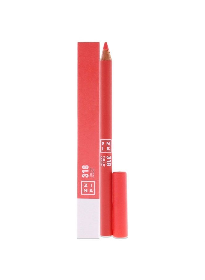 3INA The Lip Pencil 318 - Contours Smoothly - Provides Excellent Coverage - Super Soft, Blendable, Hydrating Formula - Smooth And Long Wearing Effect - Can Be Worn Alone - Easy To Apply - 0.04 Oz - Image 1