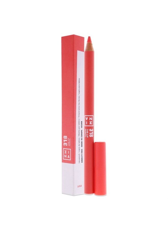 3INA The Lip Pencil 318 - Contours Smoothly - Provides Excellent Coverage - Super Soft, Blendable, Hydrating Formula - Smooth And Long Wearing Effect - Can Be Worn Alone - Easy To Apply - 0.04 Oz - Image 4