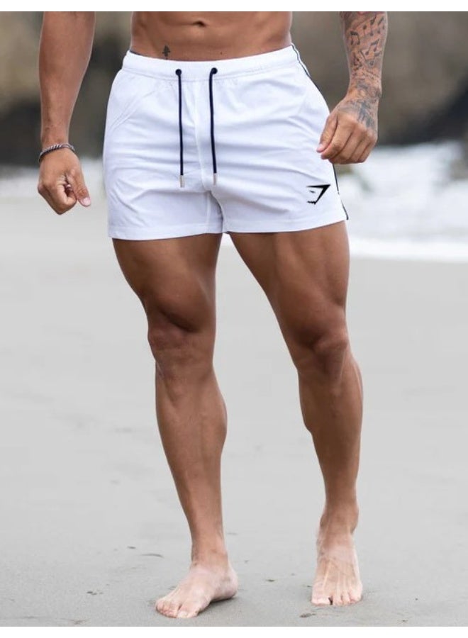 جيمشارك Gymshark Fitness في الهواء الطلق سريع التجفيف الرياضية السراويل الرجال السراويل الرقيقة العادية تشغيل التنفس السراويل التدريبية - Image 2