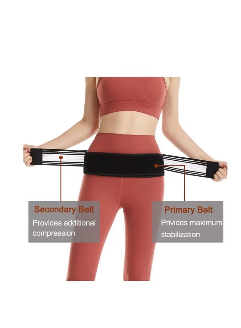 Nariele Sacroiliac SI Joint Hip Belt, Lower Back Support Brace Hip Braces for Hip Pain Alleviate Sciatic, Anti Slip Sacroiliac Belt, Pilling Resistant Pelvic Belt for Men Women - Image 3