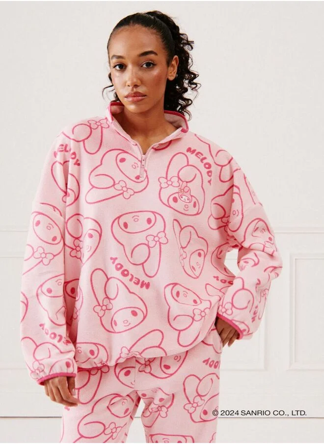 UNDIZ My melody fleece sweatshirt