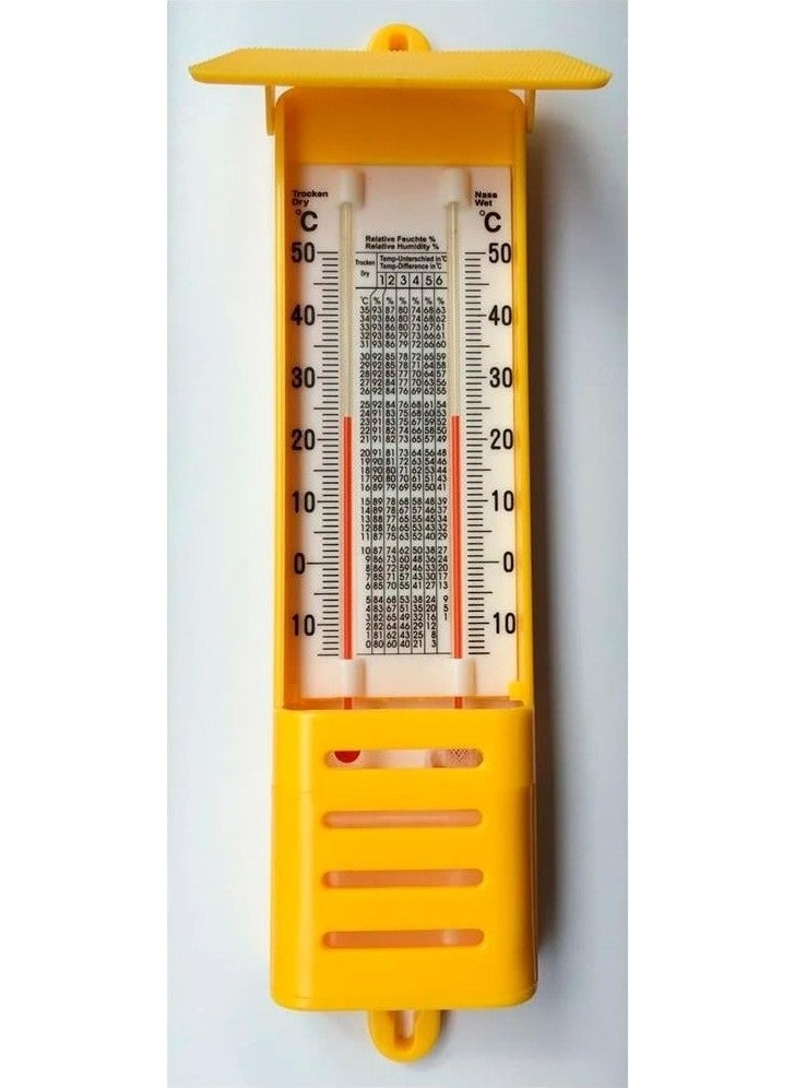 Psychrometer (Wet Dry Bulb) Humidity Meter