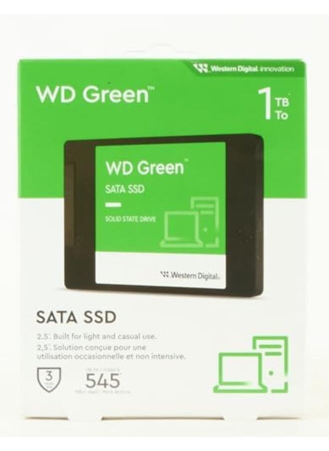 Generic - 1Tb Wd Green Internal Ssd Solid State Drive Sata Iii 6 Gb S 2.5 7Mm Up To 545 Mb S Wds100T3G0A - Image 1