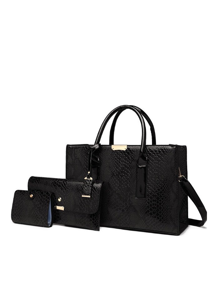 MARTINI Retro large capacity three piece handbag set 