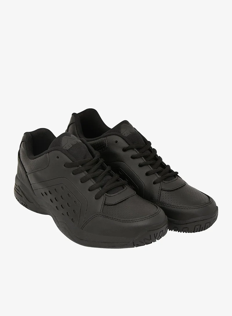 Nivia Men's White Mesh PVC School Shoes