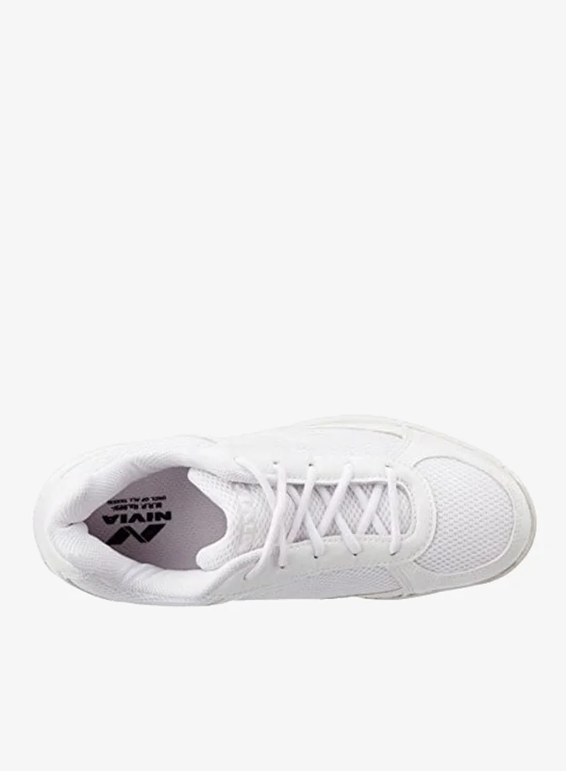 Nivia  Men's White Mesh PVC School Shoes for Men | Best Price UAE