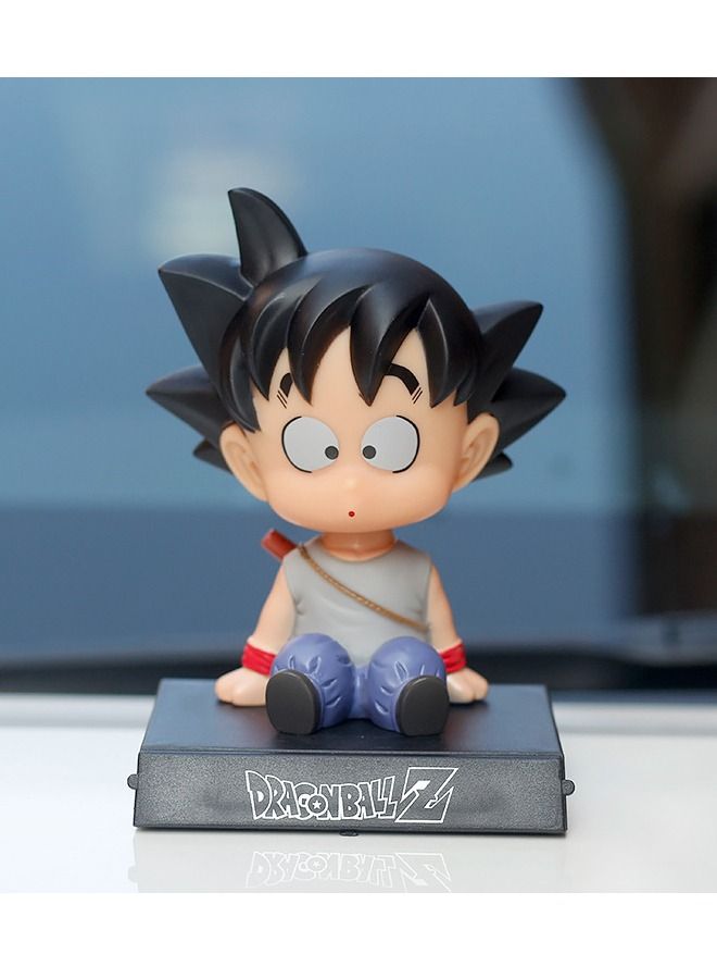 Cartoon Anime Dragon Ball Goku Premium Polyresin Bobblehead Doll Suitable For Car And Desktop Decoration  - Image 3