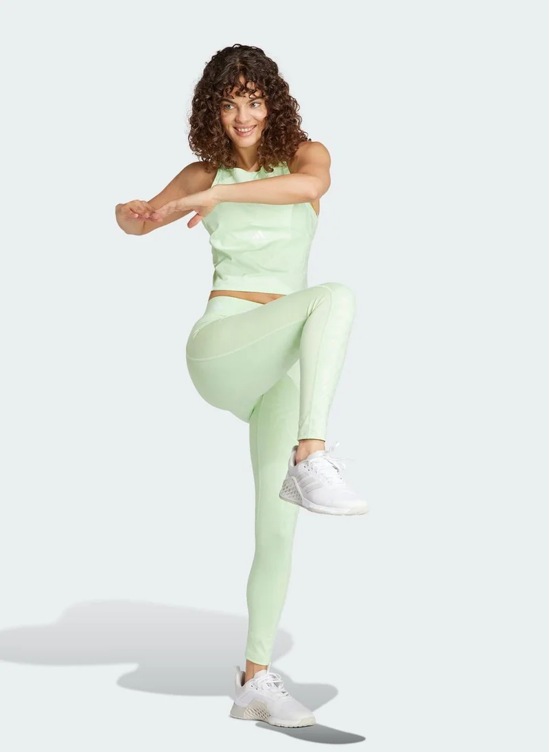 Adidas Techfit Printed Cropped Top