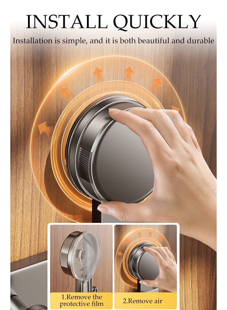 DUNISO Suction Cup Hooks，No-Punch Wall Hook with 6 Hook，Reusable Suction Hooks,Waterproof，Sturdy and Durable，for Window, Glass, Door, Kitchen or Living Room - Image 4