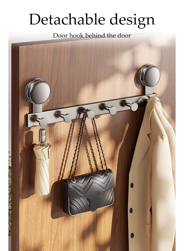 DUNISO Suction Cup Hooks，No-Punch Wall Hook with 6 Hook，Reusable Suction Hooks,Waterproof，Sturdy and Durable，for Window, Glass, Door, Kitchen or Living Room - Image 3