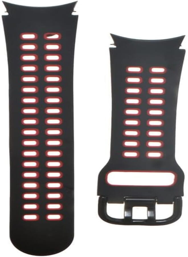 Silicone Band for Smart Watch 4 Size 20Mm, Black&red EG-GO-229