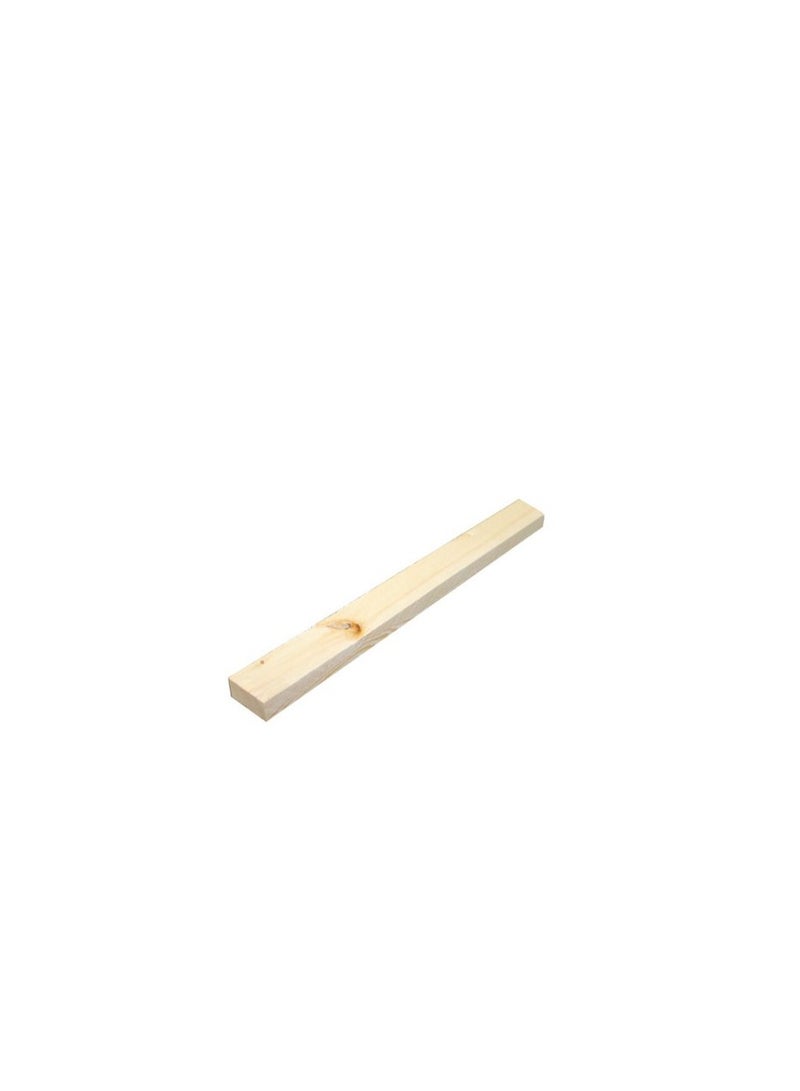 White Wood 1" X 2" X  3 FT - Image 2