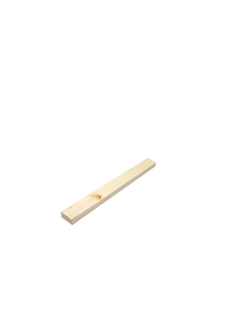 White Wood 1" X 2" X  3 FT - Image 1