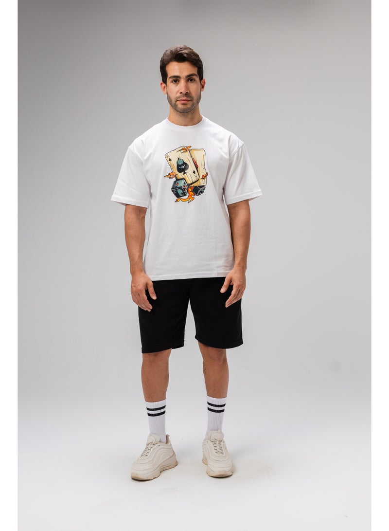 Future Men Basic Half Sleeves T-Shirt Casual Style With Simple Design For Men Size XL  - Image 2