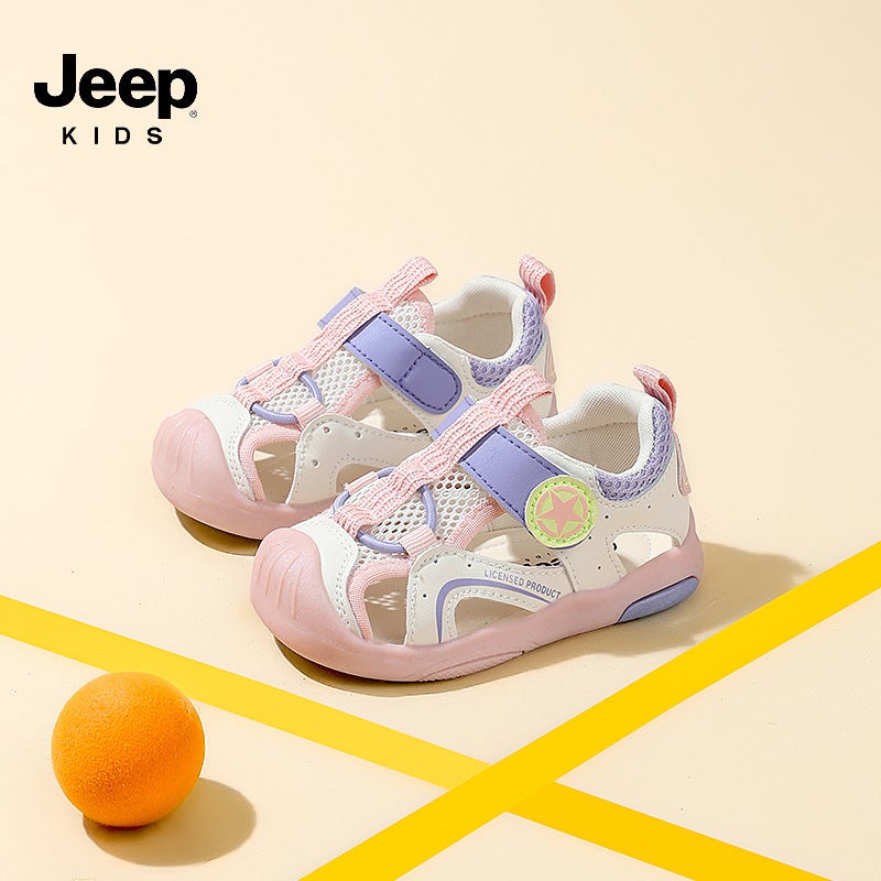 Jeep Boys' Sandals 2025 Style Comfortable And Lightweight Girls' Baby Sandals Convenient Velcro Children'S Sandals - Image 5
