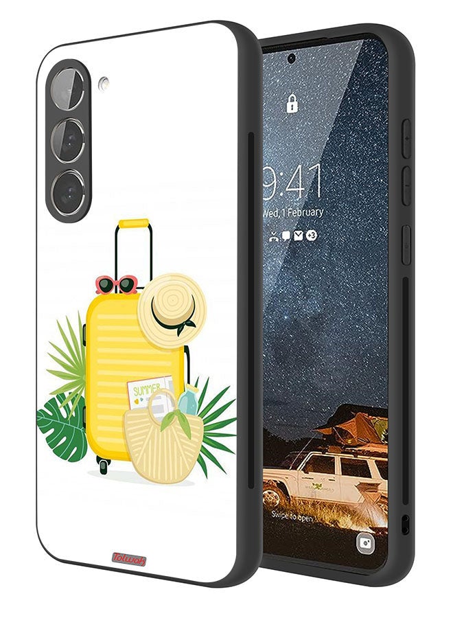 Tolwak Samsung Galaxy S23 Plus 5G Protective Case Cover Summer Digital Art - Image 1