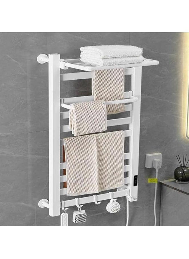 Arabest Heated Towel Rack for Bathroom, Towel Warmer with Top Shelf, Wall Mounted Towel Warmer Rack, Hard-Wired/Plug-in  - Image 4
