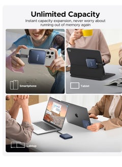 Orico ORICO 512GB Magnetic External SSD, 4K ProRes HDR Record and Store, USB3.1 Gen2(1000MB/s), USB3.2 Gen2*2(2000MB/s), Portable Solid State Drive, Compatible with USB-C Smartphone, Computer - A20PLUS  - Image 3