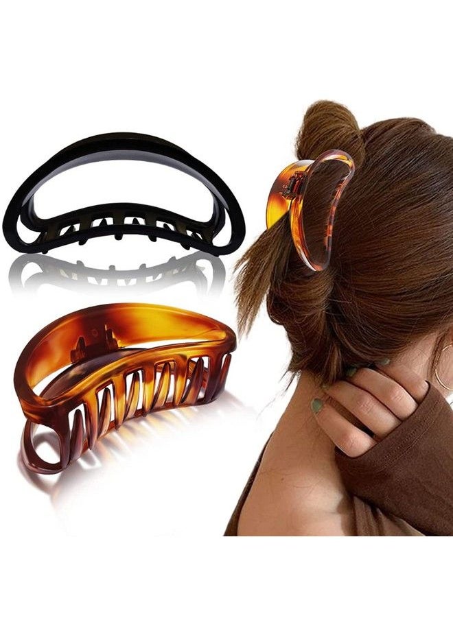 BIRDWARE Big Size Hair Clutchers/Hair Clips/Hair Claws For Women And Girl For Daily Use Standard Material & Multi Color (Dshape)  - Image 2