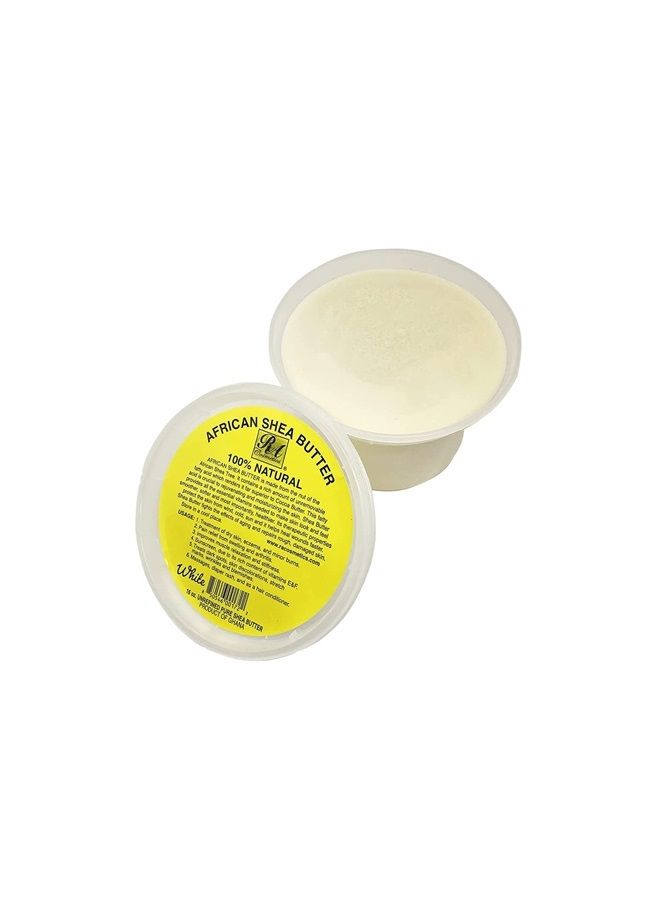 RA COSMETICS زبدة الشيا الأفريقية 100% - 16 أونصة - Image 1