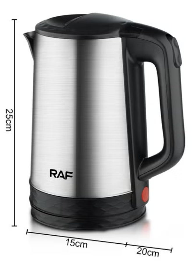 آر إيه أف غلاية كهربائية ببطانة من الفولاذ المقاوم للصدأ سعة 2.3 لتر بمعايير أوروبية وغلاية سريعة - Image 2