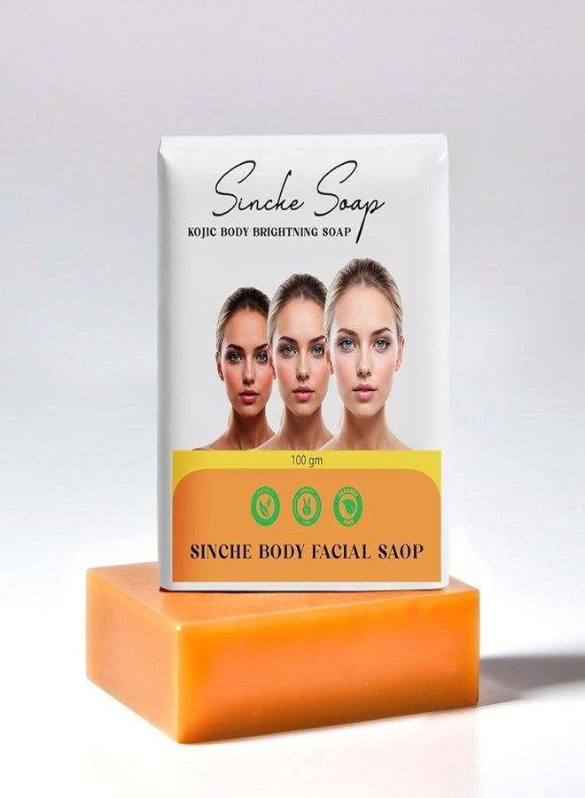 PINKIN Jiore Skincare Sinche Body Soap Natural & Nourishing Grams Gentle Cleanse & Moisturize with Herbal Extracts Suitable for All Skin Types (Pack of 5) - Image 1