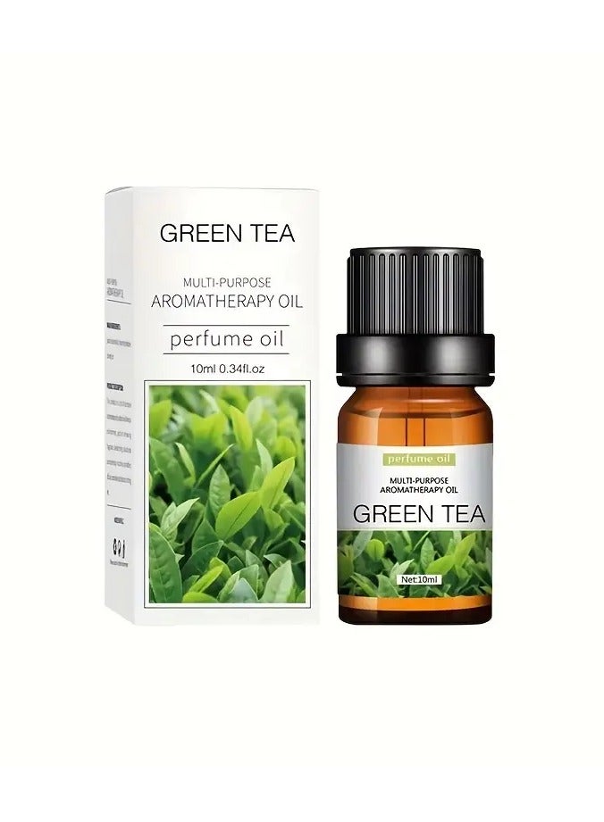 ORiTi 16 Types Of Essential Oils, Essential Oil 10ml, For Diffuser, Humidifier, Candle, Hair Conditioner - Rose/Sea/Cherry/Dong Yi Grass/lily/sandalwood/Sweet Orange/Osmanthus Green Tea/Mint Tea (0.34 Oz) - Image 1