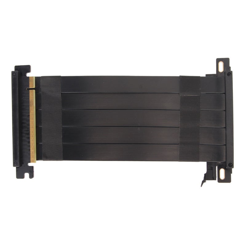 كابل رايزر PCIE 4.0 X16 بطول 40 سم، أسود - تصميم مرن وقابل للطي مناسب لوحدات معالجة الرسوميات من سلسلة RTX 40 - كابل تمديد محمي بزاوية 180 درجة مضاد للتداخل للتركيب العمودي - Image 2