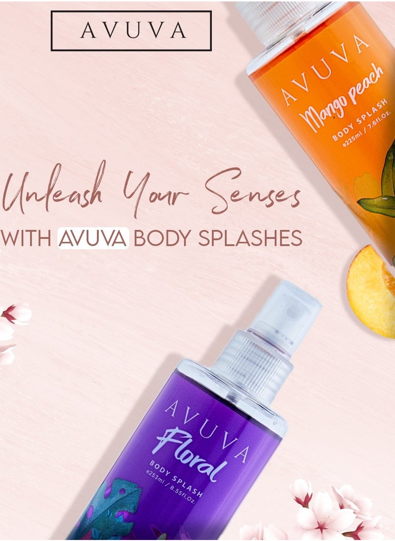 Avuva - Avuva Body Splash Mango Peach 253 Ml - Image 1