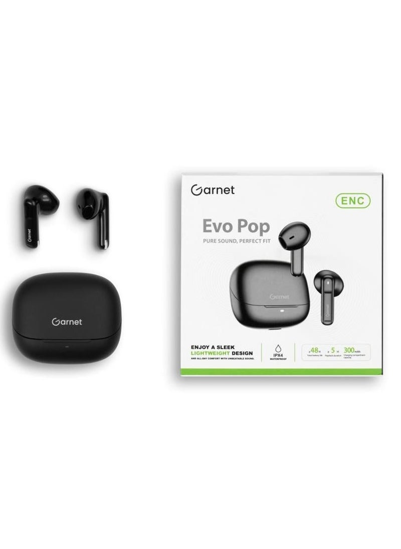 GARNET Garnet - Wireless Earbuds with up to 21 Hours of Playtime - Black  - Image 5
