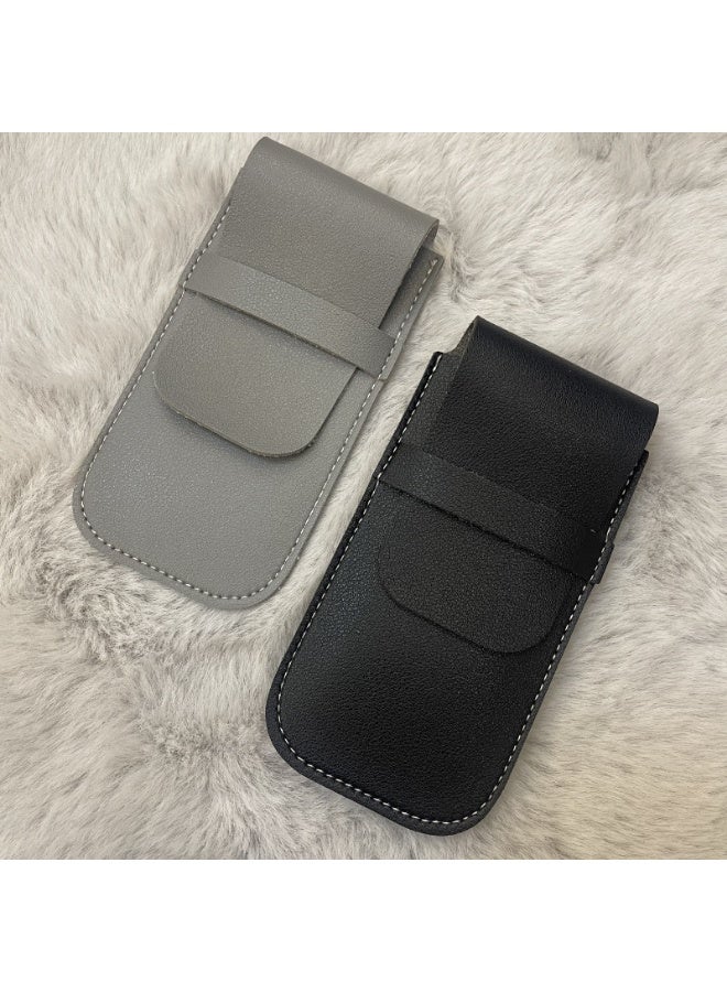 2 قطعة من علبة سفر جلد PU، حقيبة مفاتيح محمولة ومنظّم للرجال والنساء، مناسبة للسفر والأعمال - Image 1