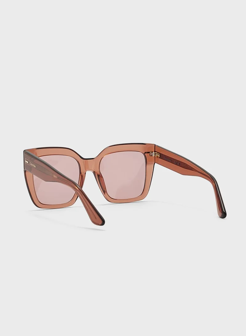CALVIN KLEIN Modified Rectangle Sunglasses