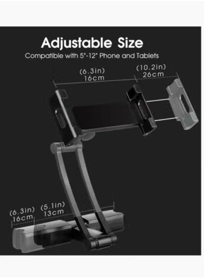 AROAQ Car Back Seat Mount Tablet Holder for Car Adjustable Phone and iPad 4.7-12.9 inches inch Electronic Screen Adjustable Distance Viewing Angle Rotating Screen - Image 5