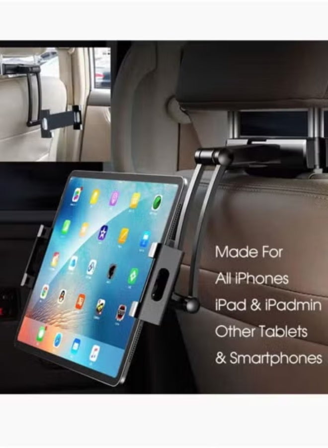 AROAQ Car Back Seat Mount Tablet Holder for Car Adjustable Phone and iPad 4.7-12.9 inches inch Electronic Screen Adjustable Distance Viewing Angle Rotating Screen - Image 2