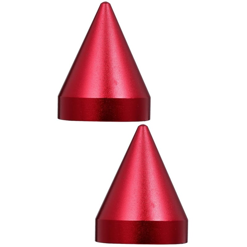 2 Pack Alloy Tail Cone Protectors for Car Bumper and Door Easy Installation Auto Safety Accessory - Image 2