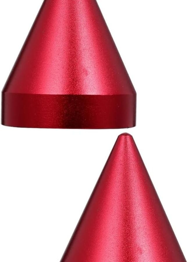 2 Pack Alloy Tail Cone Protectors for Car Bumper and Door Easy Installation Auto Safety Accessory - Image 1