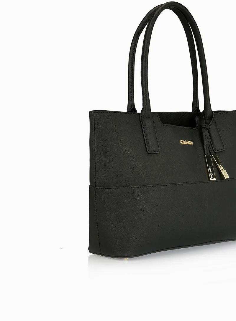 CALVIN KLEIN Key Item Saffiano Tote