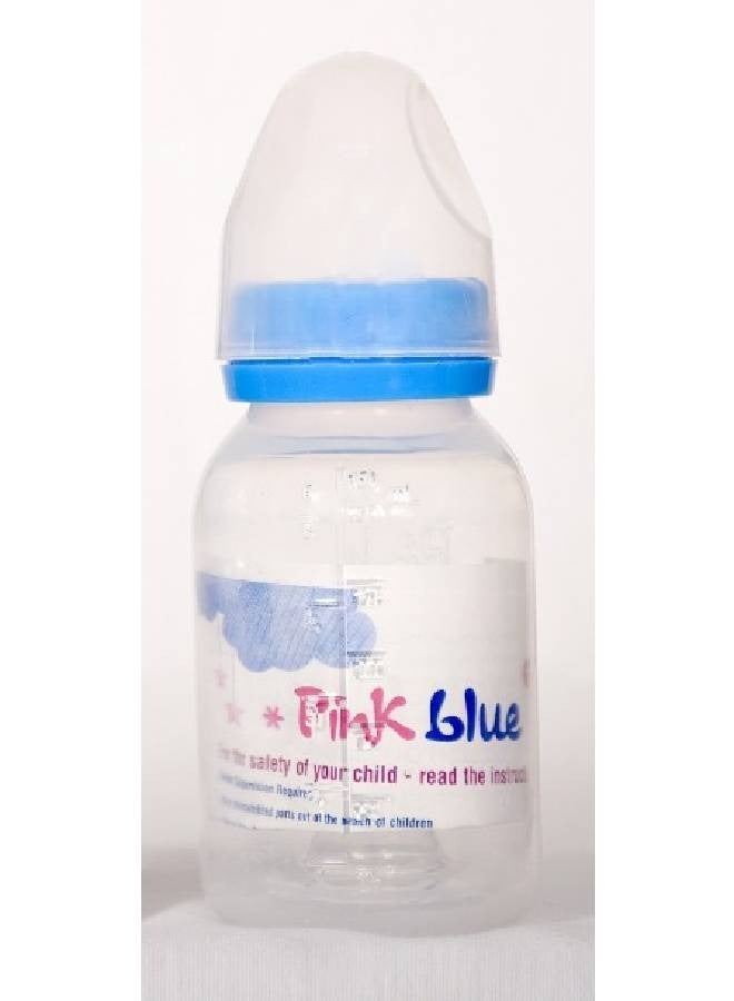 Pink Blue baby bottle 160 ml - blue