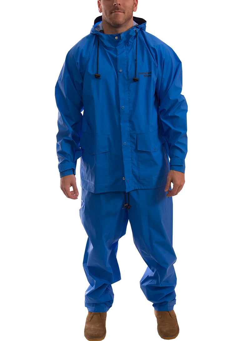 TINGLEY Rubber S66211 R.B. Storm Champ 2-Piece Rain Suit, Medium, Blue - Image 1