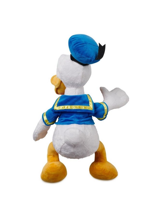 Disney store دونالد داك دمية ناعمة متوسطة من متجر ديزني الرسمي للأطفال، شخصية محبوبة بملمس زغبي وتفاصيل مطرزة، دمية ديزني مناسبة لجميع الأعمار. - Image 4