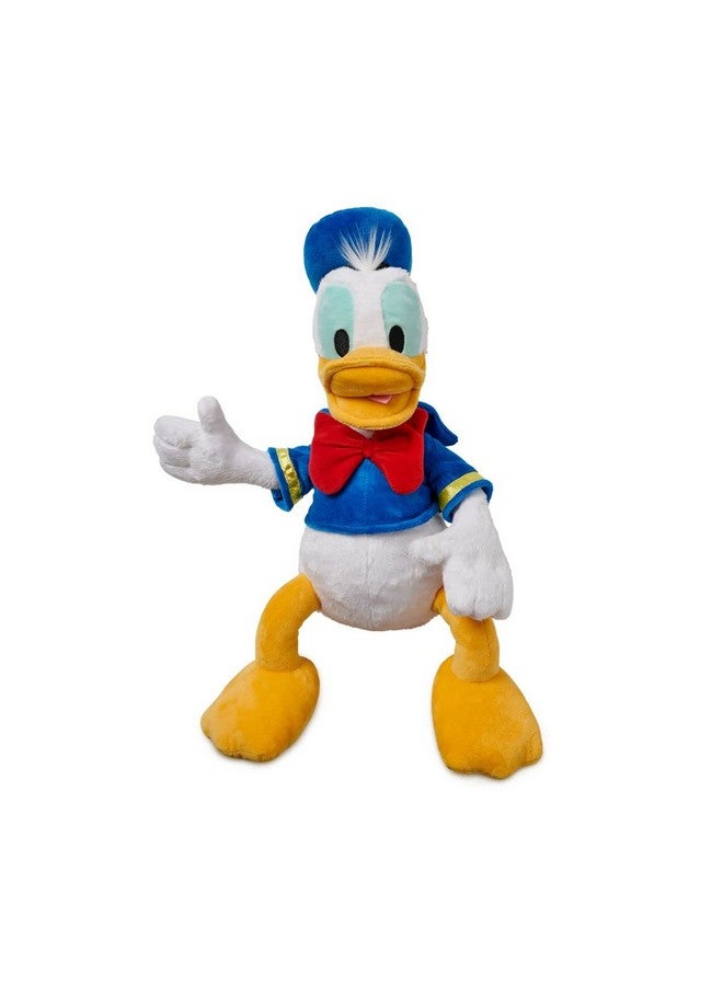 Disney store دونالد داك دمية ناعمة متوسطة من متجر ديزني الرسمي للأطفال، شخصية محبوبة بملمس زغبي وتفاصيل مطرزة، دمية ديزني مناسبة لجميع الأعمار. - Image 1