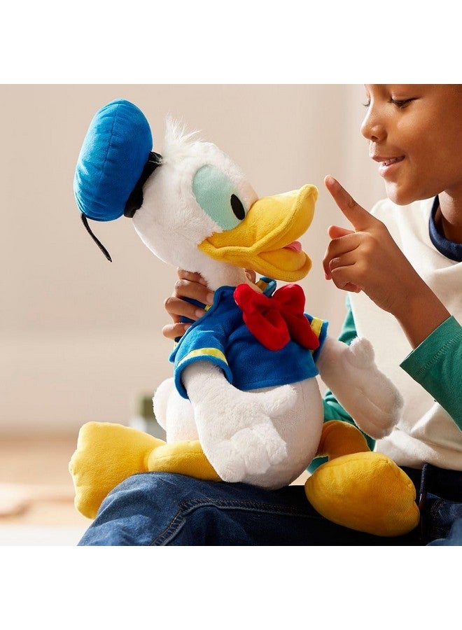 Disney store دونالد داك دمية ناعمة متوسطة من متجر ديزني الرسمي للأطفال، شخصية محبوبة بملمس زغبي وتفاصيل مطرزة، دمية ديزني مناسبة لجميع الأعمار. - Image 2