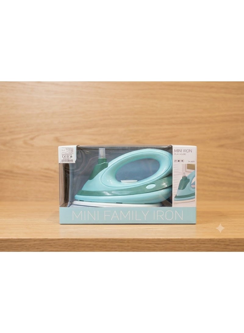 Kids Toy Iron - Toy Clothes Iron for Kids - Pretend Play Iron Toy - Plastic Toy Iron - Kids Laundry Iron Toy - Role Play Toy - Household Cleaning Toy - Kids Cleaning Toy - Toy Iron with Light and Sound - Battery Operated Toy Iron - Kids Housekeeping Toy - Toy Iron with Realistic Design - Pretend Household Appliance - Image 2
