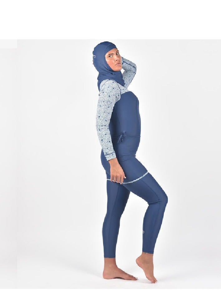 modestly active Long Sleeve/ Long Leg All-in-One Swimwear Suit Hollie Swimwear and Modest Swimwear - Image 2